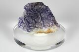 Purple Edge Fluorite Crystal Cluster - China #182792-1